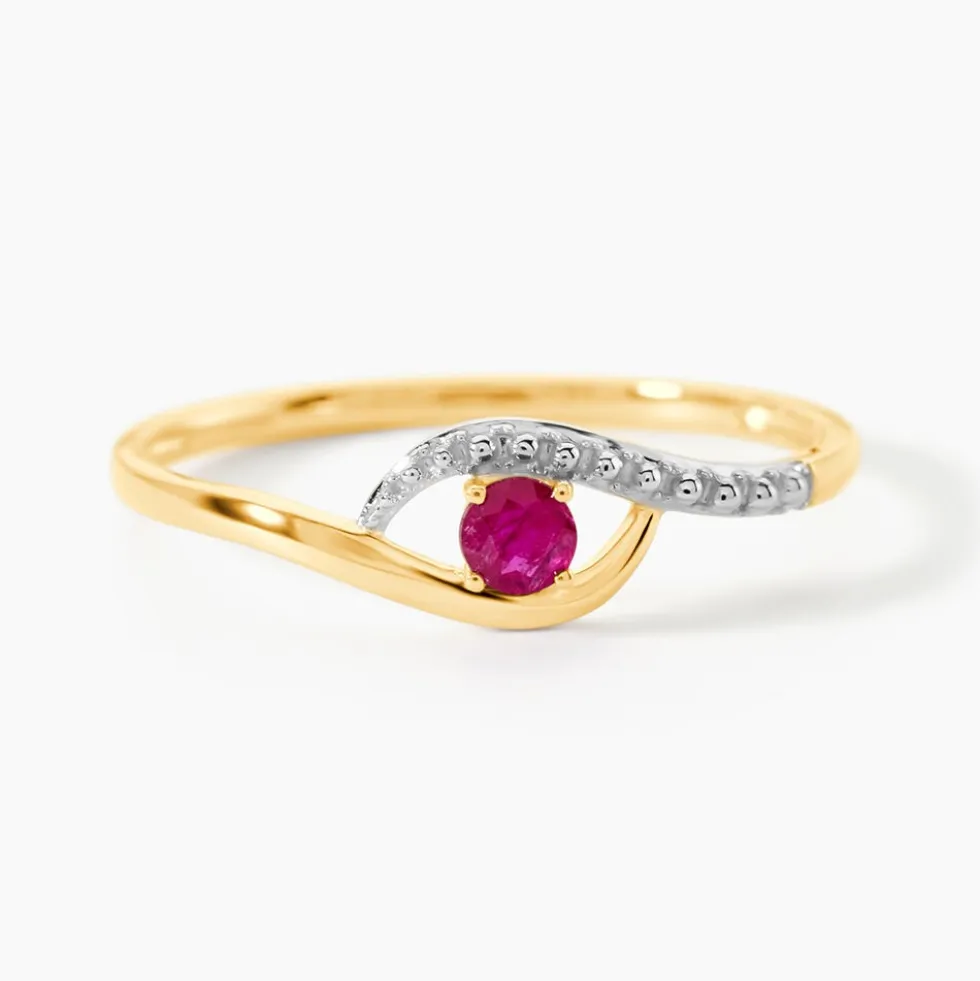 Bague Or Jaune Karmele Rubis