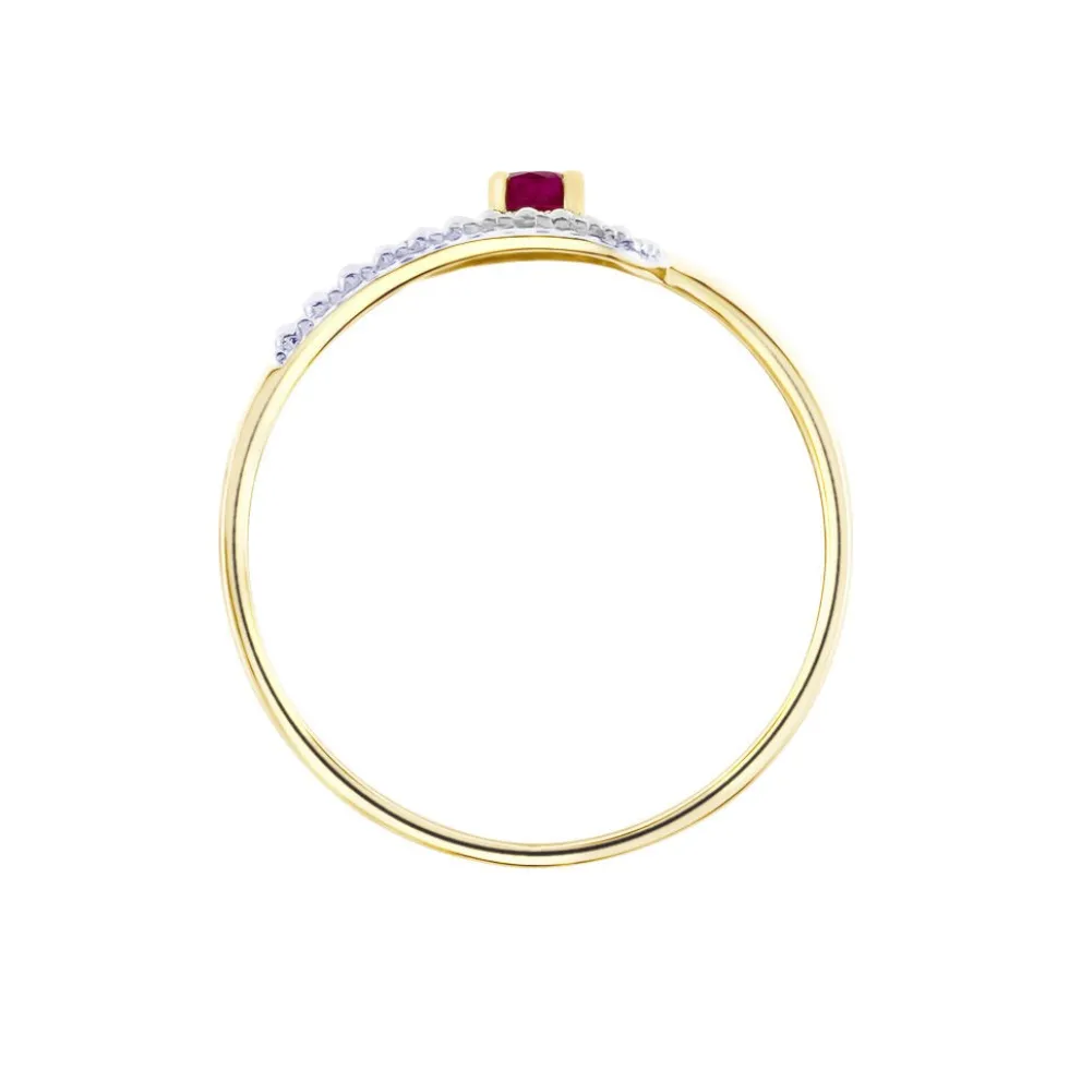 Bague Or Jaune Karmele Rubis