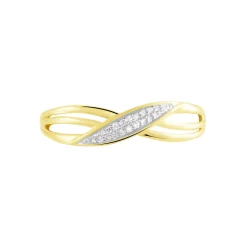 Bague Or Jaune Passane Diamants
