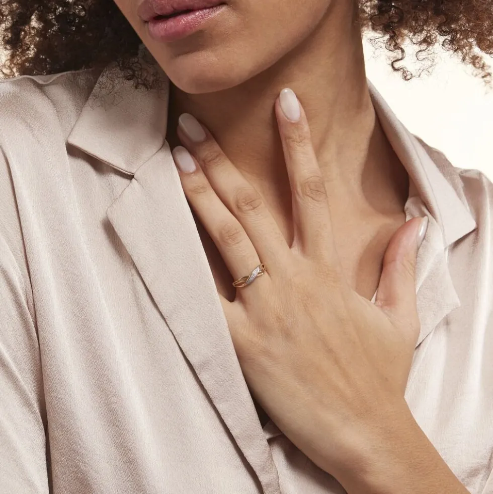 Bague Or Jaune Passane Diamants