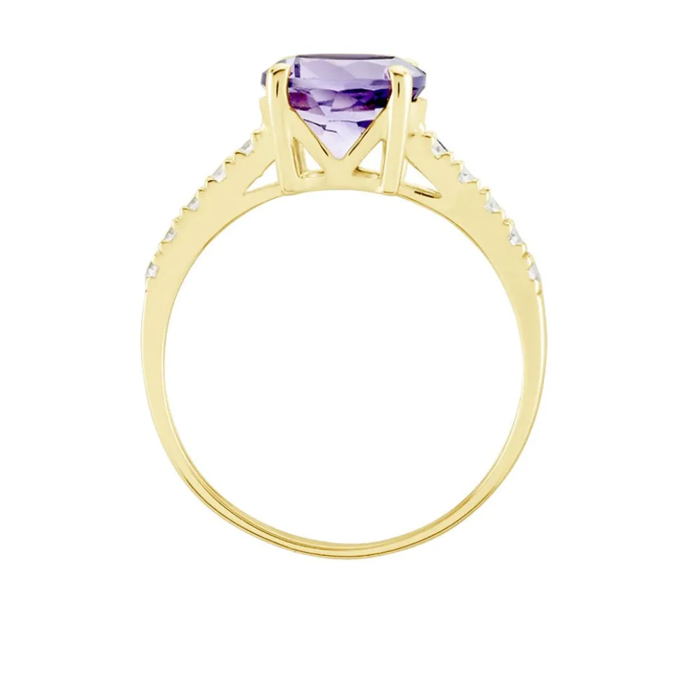 Bague Or Jaune Terese Améthyste