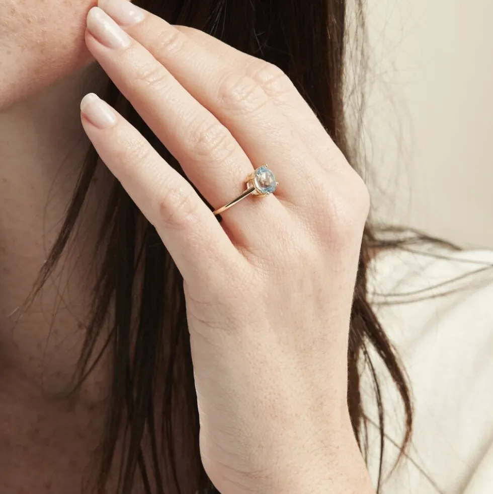 Bague Or Jaune Wilfreda Topaze
