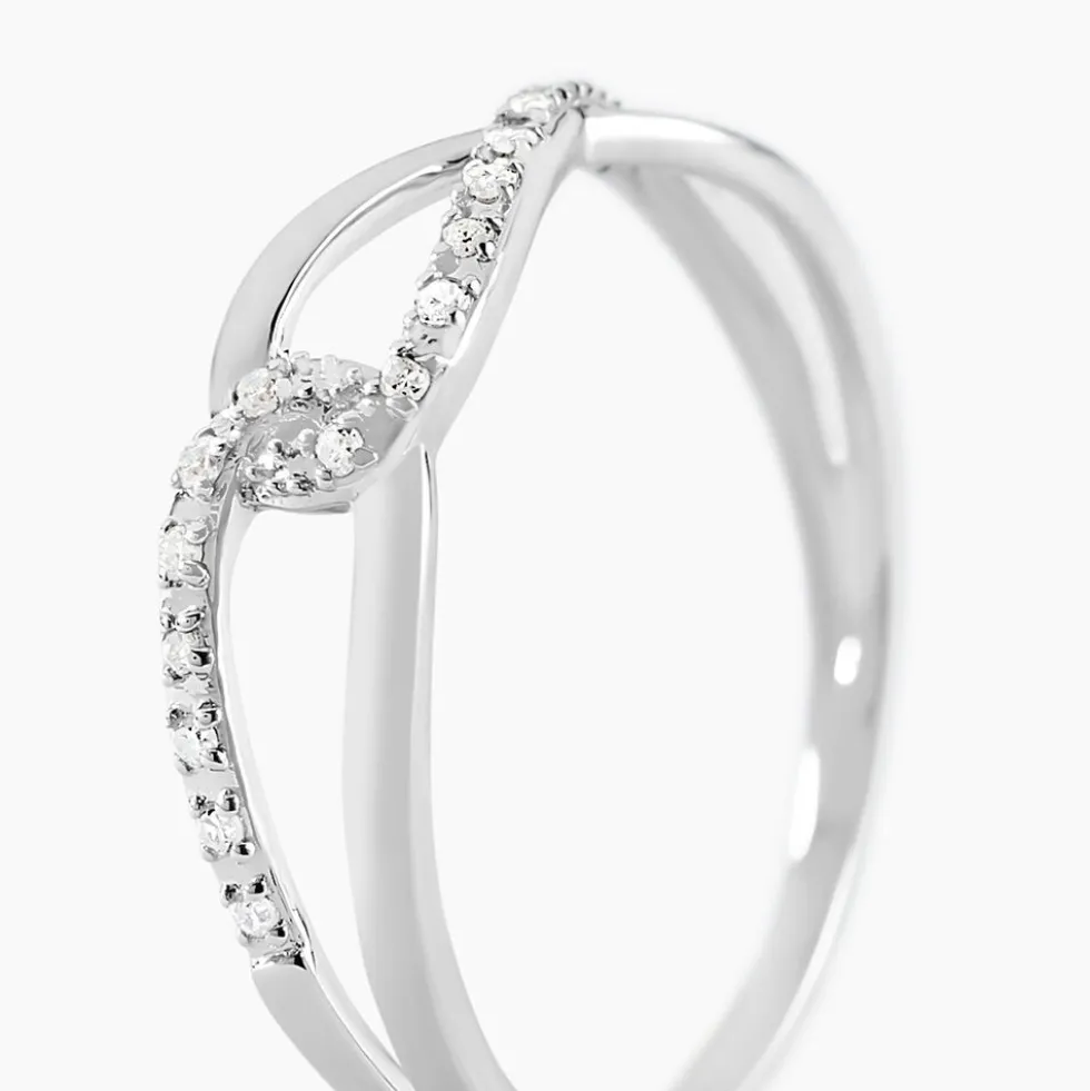 Bague Osanna Or Blanc Diamants