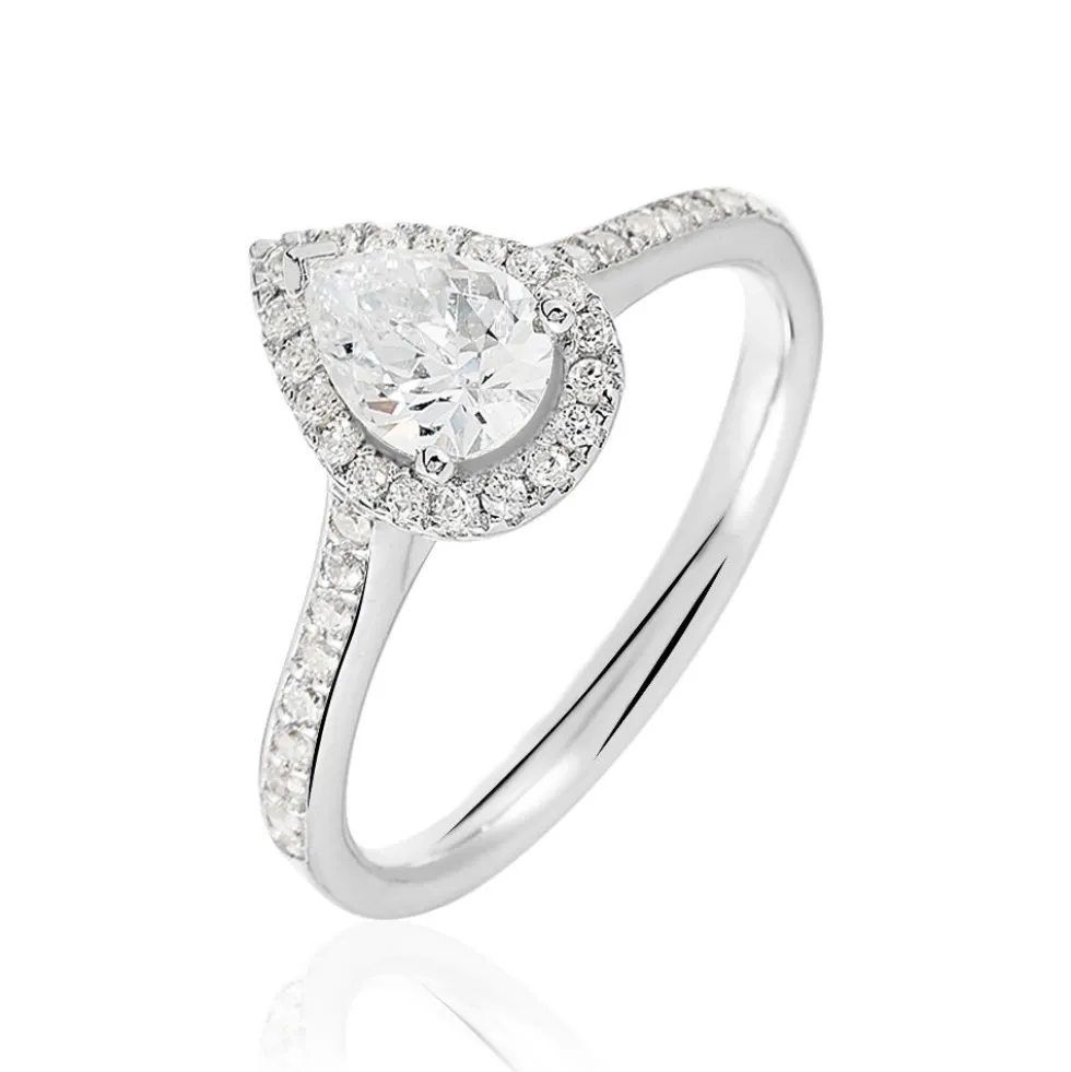 Bague Pascalyne Argent Blanc Oxyde De Zirconium