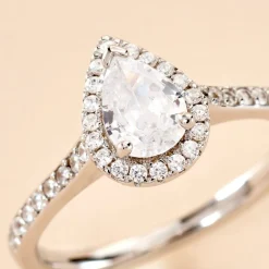 Bague Pascalyne Argent Blanc Oxyde De Zirconium