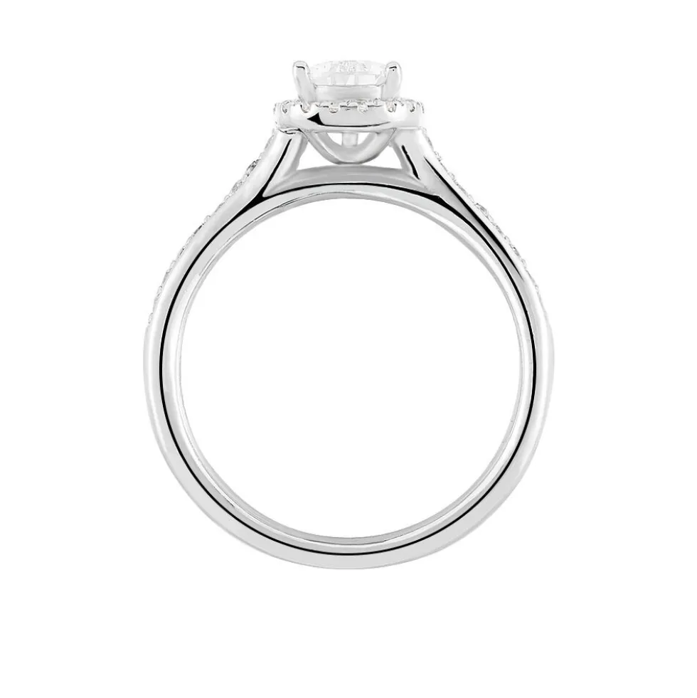 Bague Pascalyne Argent Blanc Oxyde De Zirconium