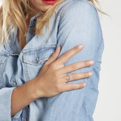 Bague Peinda Argent Blanc Oxyde De Zirconium