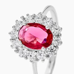 Bague Perez 2 Argent Blanc Oxyde De Zirconium