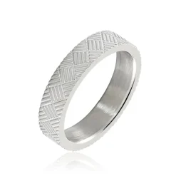 Bague Phebus Him Acier Blanc