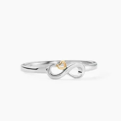 Bague Phedra Or Jaune Argent Blanc