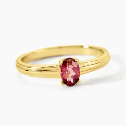 Bague Poem Argent Jaune Tourmaline