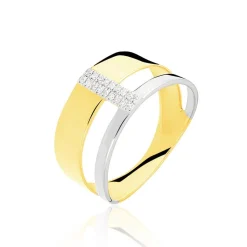 Bague Rainbow Or Bicolore Diamant