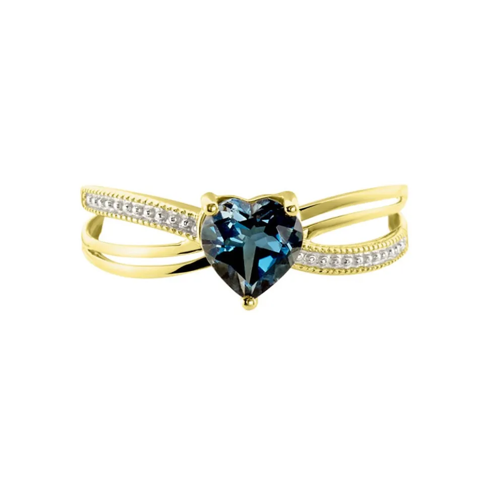 Bague Real Or Jaune Topaze
