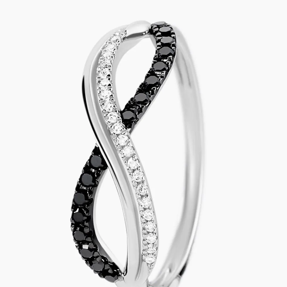 Bague Rejane Or Blanc Diamant