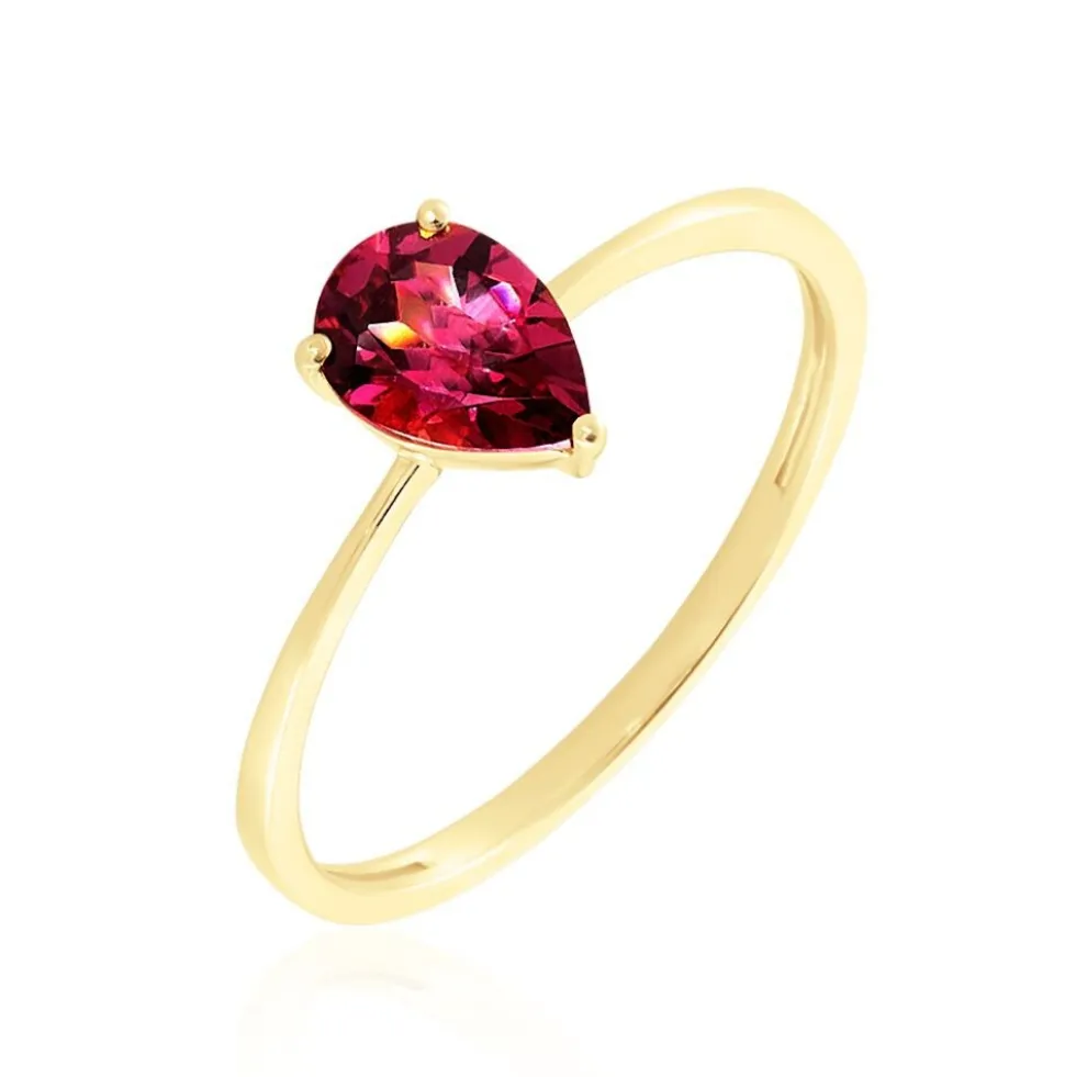 Bague Rhodolite Fever Or Jaune Rhodolite
