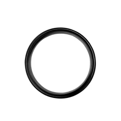 Bague Rico Acier Noir