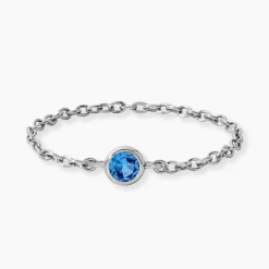 Bague Rio Argent Blanc Oxyde De Zirconium