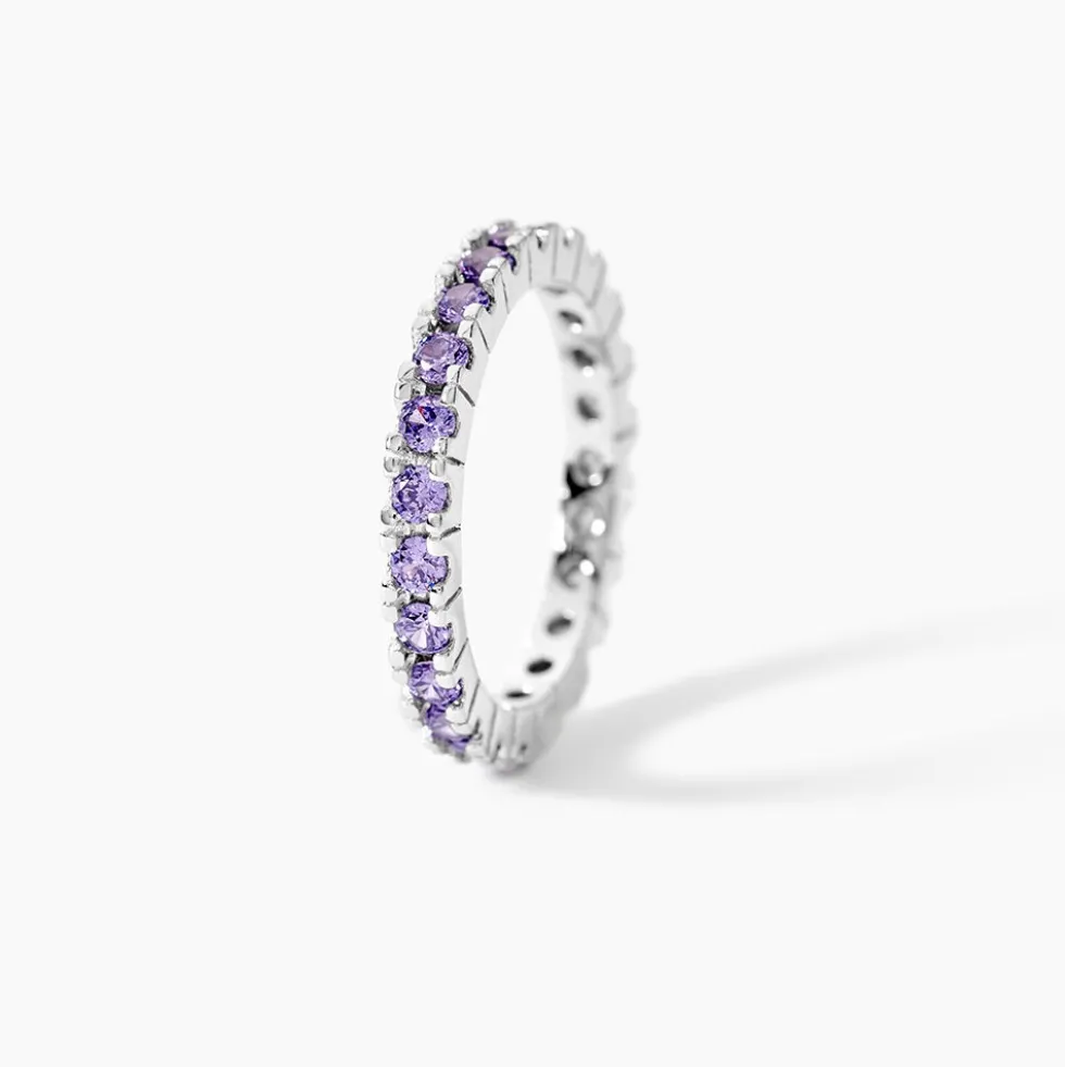 Bague Rio Argent Blanc Oxyde De Zirconium