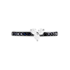 Bague Robinson Argent Oxydes De Zirconium