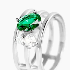 Bague Romea Argent Blanc Oxyde De Zirconium