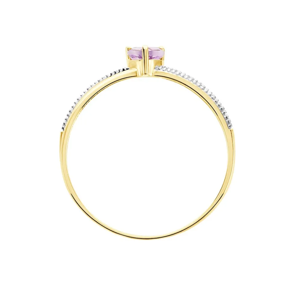 Bague Rory Or Jaune Amethyste