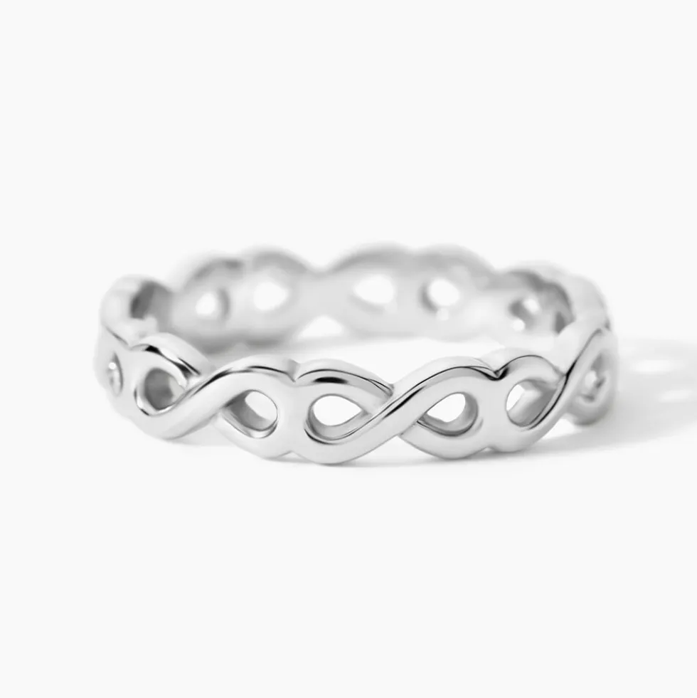 Bague Salma Argent Blanc