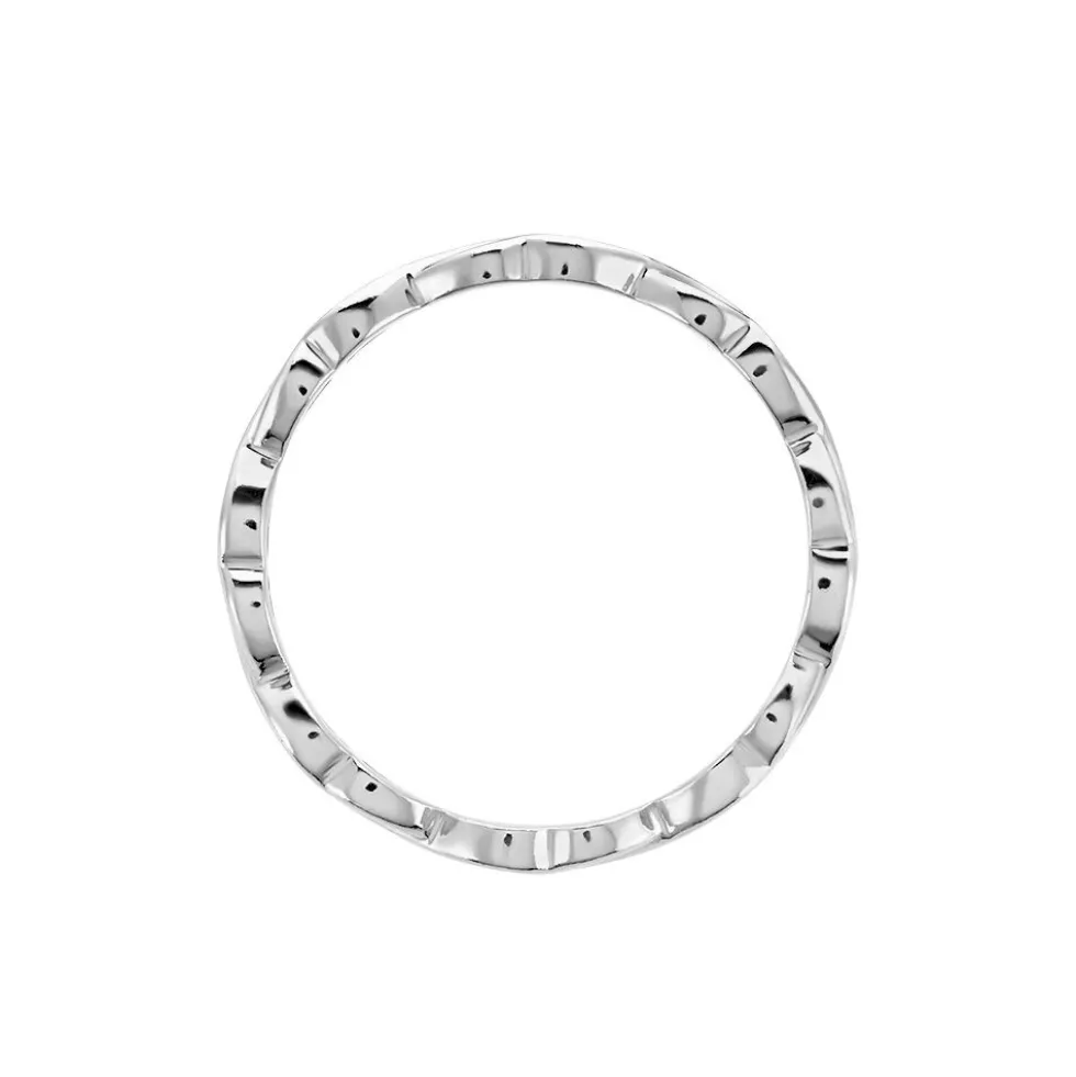 Bague Salma Argent Blanc