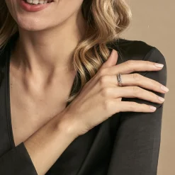 Bague Santina Argent Blanc