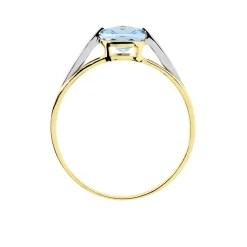 Bague Sidoine Or Bicolore Topaze