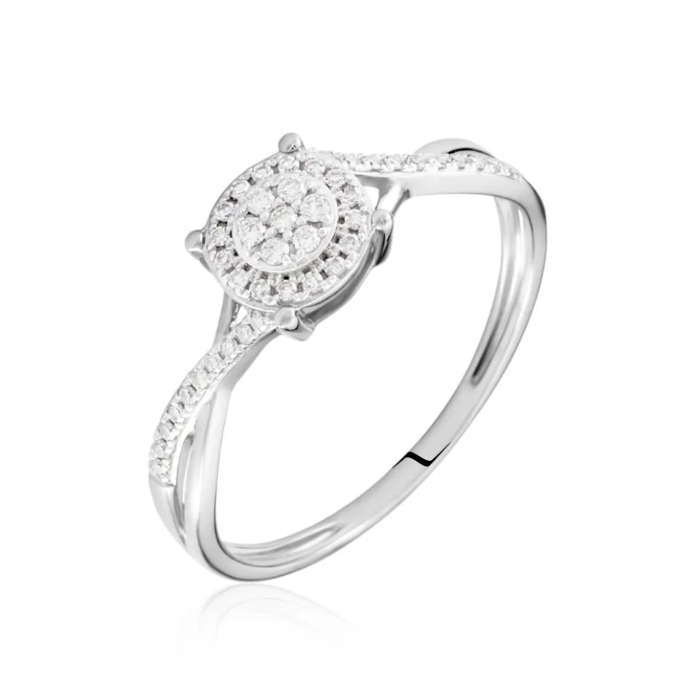 Bague Sigolania Or Blanc Diamant