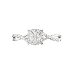 Bague Sigolania Or Blanc Diamant