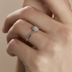 Bague Sigolania Or Blanc Diamant
