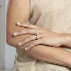Bague Soaad Argent Blanc Oxyde De Zirconium