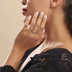 Bague Solitaire Alexandra Or Blanc Diamant