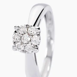 Bague Solitaire Artemis Or Blanc Diamant