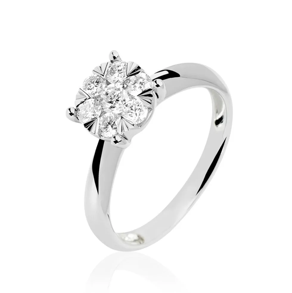 Bague Solitaire Dream Or Blanc Diamant