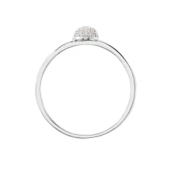 Bague Solitaire Karel Or Blanc Diamant