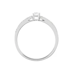 Bague Solitaire Katalina Or Blanc Diamant