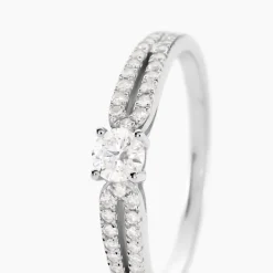 Bague Solitaire Katalina Or Blanc Diamant