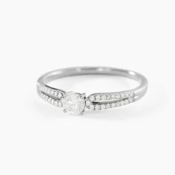 Bague Solitaire Katalina Or Blanc Diamant