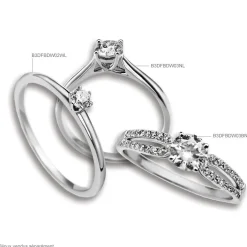 Bague Solitaire Katalina Or Blanc Diamant