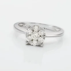 Bague Solitaire Or Blanc Dream Diamants