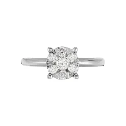Bague Solitaire Or Blanc Dream Diamants