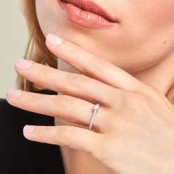 Bague Solitaire Or Blanc Nyala Diamants