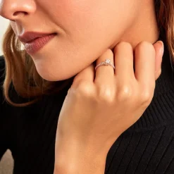Bague Solitaire Or Blanc Nyala Diamants
