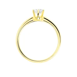 Bague Solitaire Ruken Or Jaune Diamant