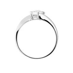 Bague Solitaire Soultana Or Blanc Diamant