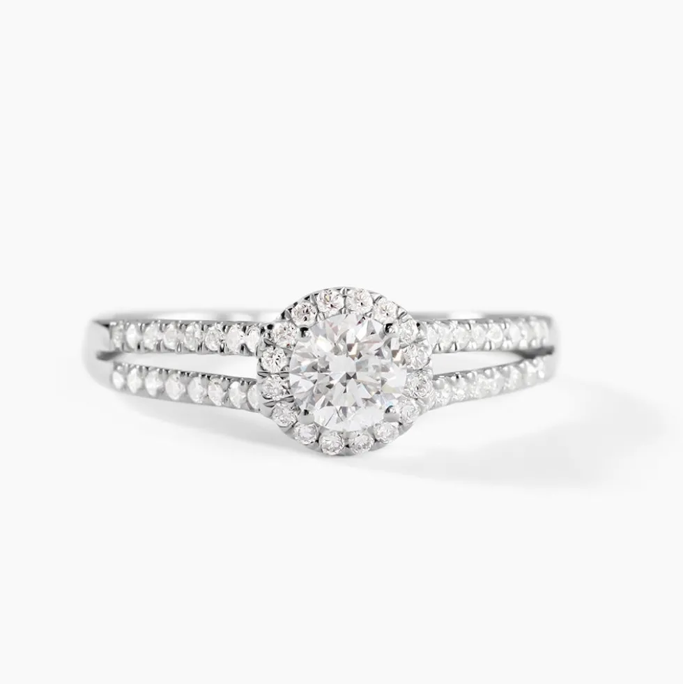 Bague Sosanna Platine Blanc Diamant Synthétique