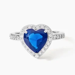 Bague Sphinx Argent Blanc Pierre Et Oxyde De Zirconium