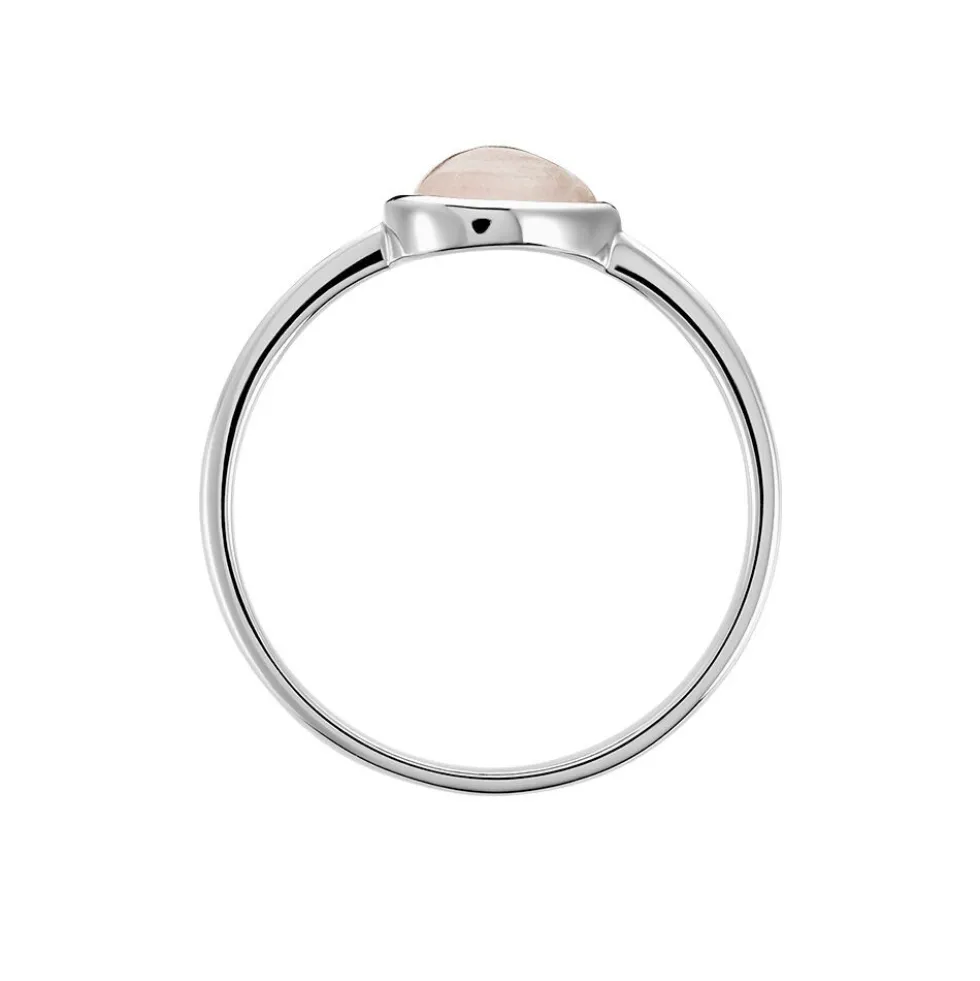 Bague Tao Argent Blanc Quartz